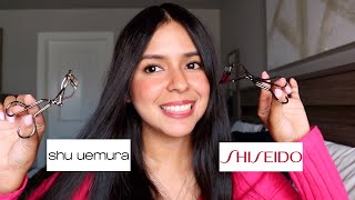 Shiseido Eyelash Curler vs Shu Uemura Eyelash Curler Youll have the LONGEST EYELASHES of your life [upl. by Urbanus437]