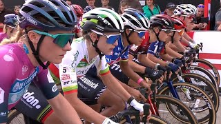 Cyclocross Beringen Women Elite 50fps 08 Oct 2023 [upl. by Meek]