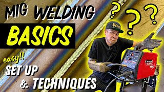 MIG Welding Basics For BEGINNERS How To Set Up Your Welder  Tips Tricks amp Techniques [upl. by Kcirdnekel808]