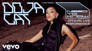 Doja Cat  Need To Know Official Live Performance  Vevo [upl. by Koch]