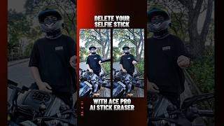 Delete Selfie Stick with Insta360 Ace Pro AI Selfie Stick Eraser fyp turorial insta360 acepro [upl. by Airdnal914]