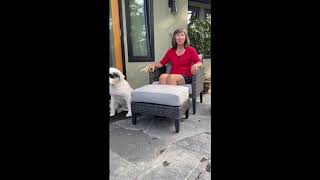 CANVAS Renfrew Chair amp Ottoman Set reviewed by Denise [upl. by Season]