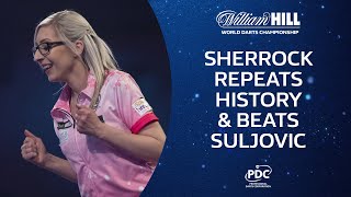 FALLON SHERROCK DEFEATS SULJOVIC  201920 World Championship [upl. by Grados]