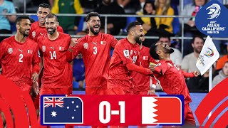 AsianQualifiers  Road To 26  Group C  Australia 01 Bahrain [upl. by Erual]