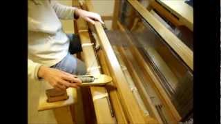 How to Weave on a Loom  Video 16  Throwing the Shuttle [upl. by Wayland679]