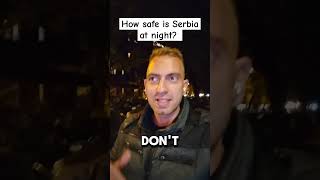 How safe is Belgrade Serbia at night srbija beograd safety facts travel City night [upl. by Nollahp324]