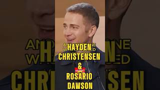 Hayden Christensen and Rosario Dawson Reconnect 🌟 Old Friends Chat shorts [upl. by Seaddon]