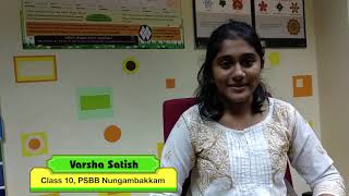 HeyMath Scholar Varsha Satish  Class 10  PSBB Nungambakam  2018 [upl. by Vicky]