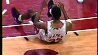 Bulls vs Pistons 1991 game 1 2 [upl. by Nwahc]