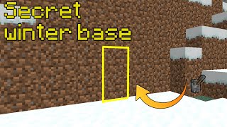 The Most SECRET Winter Base in Minecraft 118  Easy Minecraft [upl. by Llewon]