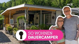 Leben im Wohnwagen auf dem Campingplatz  ARD Room Tour [upl. by Lorrimer208]