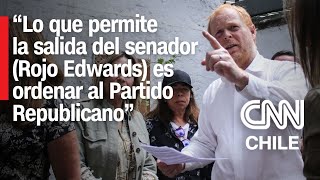 Partido Republicano responde a Rojo Edwards tras fuga de militantes [upl. by Savannah482]