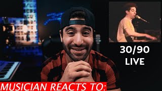 Jonathan Larson Performs 3090 LIVE  tick tick boom Reaction [upl. by Assirec]