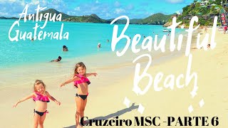 A PRAIA MAIS LINDA DA GUATEMALA  Cruzeiro MSC pelo mar do Caribe  PARTE 6 [upl. by Jotham798]