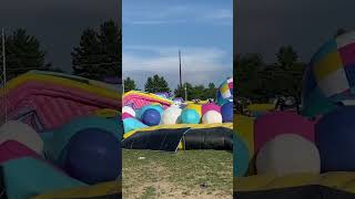 Worlds biggest bounce house makes its way around the US Shorts [upl. by Theodora]