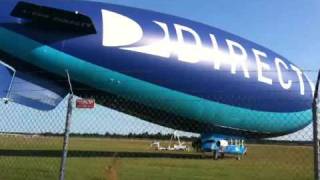 Direct TV blimp takes off [upl. by Ayouqat]