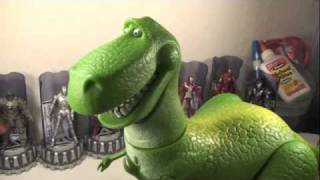 Toy Story Collection Rex The RoarrN Dinosaur Talking Movie Toy Review [upl. by Andrus602]