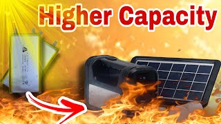 Change Your Solar Flashlight Battery into a Higher Capacity [upl. by Nyltiak]