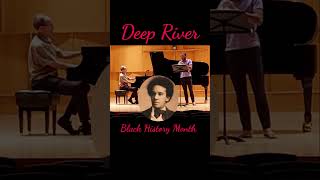 Deep River  piano oboe hassananderson5648 shorts [upl. by Ahsiekyt]