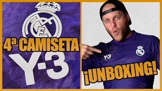 CUARTA Equipación Real Madrid 2324 💜 Camiseta Adidas Y3 Morada del Real Madrid UNBOXING TOP 💜 [upl. by Zippel234]