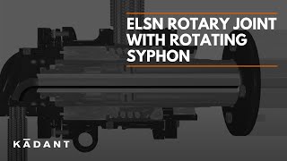 ELSN Rotary Joint with Rotating Syphon  Media Flow [upl. by Ahsilahs]