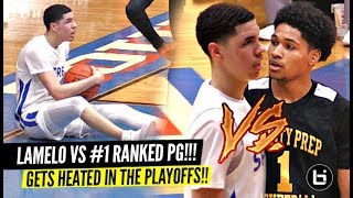 LaMelo Ball vs 1 RANKED PG GETS HEATED Melo Gets TESTED Spire ANOTHER FIGHT [upl. by Paola]