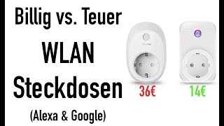 BILLIG VS TEUER  WIFI STECKDOSEN [upl. by Sari672]