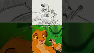 Hakuna Matata 🦁 Thelionking shorts movie [upl. by Ahsinaw]