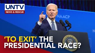 US Pres Biden weighs exit from 2024 Presidential race [upl. by Alisia460]