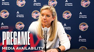 Indiana Fever Pregame Media Availability at Minnesota Lynx  July 14 2024 [upl. by Enyawud]