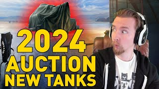 2024 AUCTION WITH NEW TANKS World of Tanks [upl. by Essila149]