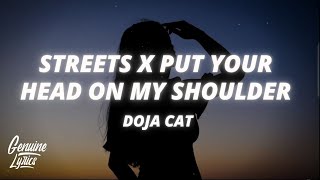 Streets X Put Your Head On My Shoulder tiktok Remix Lyrics silhouette challenge [upl. by Yenruogis]