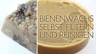 Bienenwachs selbst filtern und reinigen  Anleitung  Talude [upl. by Acirahs]