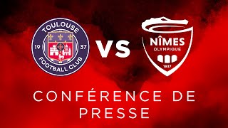 Toulouse FC  Nîmes Olympique 21  Conférence daprèsmatch [upl. by Niven]