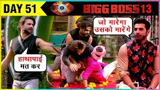 Asim Riaz FIGHTS With Vishal Aditya Singh Over Shehnaz Swamyawar Task  Bigg Boss 13 Episode Update [upl. by Esela]