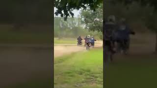 Motocross vs road bikes tag 250 125 tag [upl. by Suraved]