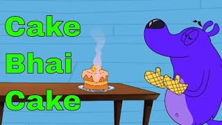 Cake Bhai Cake Ep  9  Pyaar Mohabbat Happy Lucky  Hindi Animated Cartoon Show  Zee Kids [upl. by Prochoras]