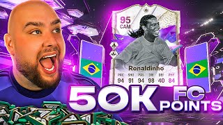 50K FC Points Decide My Team w FUTURE STARS 95 RONALDINHO [upl. by Sargent809]