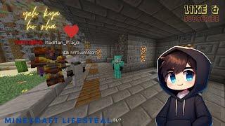 Moye moye hogaya  MINECRAFT LIFESTEAL 247 SMP [upl. by Hennessey783]