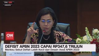 Defisit APBN 2023 Capai Rp3476 Triliun [upl. by Nylra385]