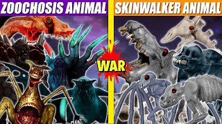 Zoochosis vs Skinwalker Animal Turf War  SPORE [upl. by Wakeen]