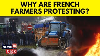 France Farmer Protests  Paris Siege  Explained Why Are French Farmers Protesting  N18V [upl. by Bowne]