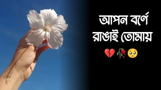 কষ্টের কিছু কথা  কবিতা  Koster kichu kotha  Kobita  Kosto  আপন বর্ণে রাঙাই তোমায় [upl. by Assilym]