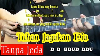 Chord Tuhan Jagakan Dia  Motif Band TANPA JEDA Tutorial Gitar By Darmawan Gitar [upl. by Whitebook78]