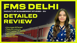 FMS Delhi  Faculty of Management Studies  MBA  Delhi University  mba executivemba [upl. by Small]