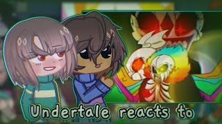 Undertale reacts to Seraphim vs Ultra [upl. by Eidurt]