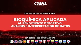 CERTIFICACIÓN INTERNACIONAL EN BIOQUÍMICA APLICADA AL RENDIMIENTO DEPORTIVO [upl. by Brenk480]