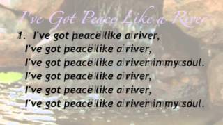 Ive Got Peace Like a River Baptist Hymnal 418 [upl. by Naasar]