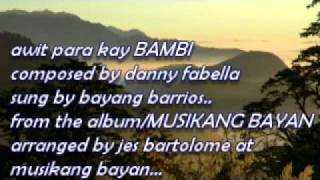 awit para kay bambi [upl. by Idissak]