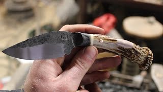 Hand Forged Integral Bolster Knife [upl. by Sari]